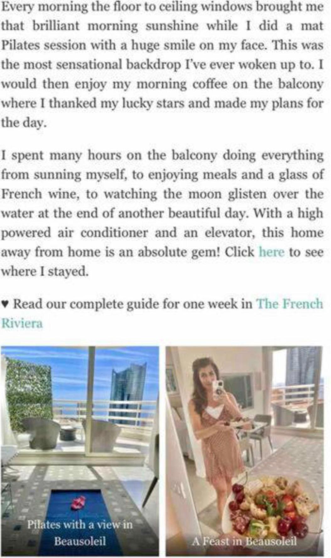 Apartmán Reve Au 7E Ciel Piscine Baie De Monaco Beausoleil Exteriér fotografie