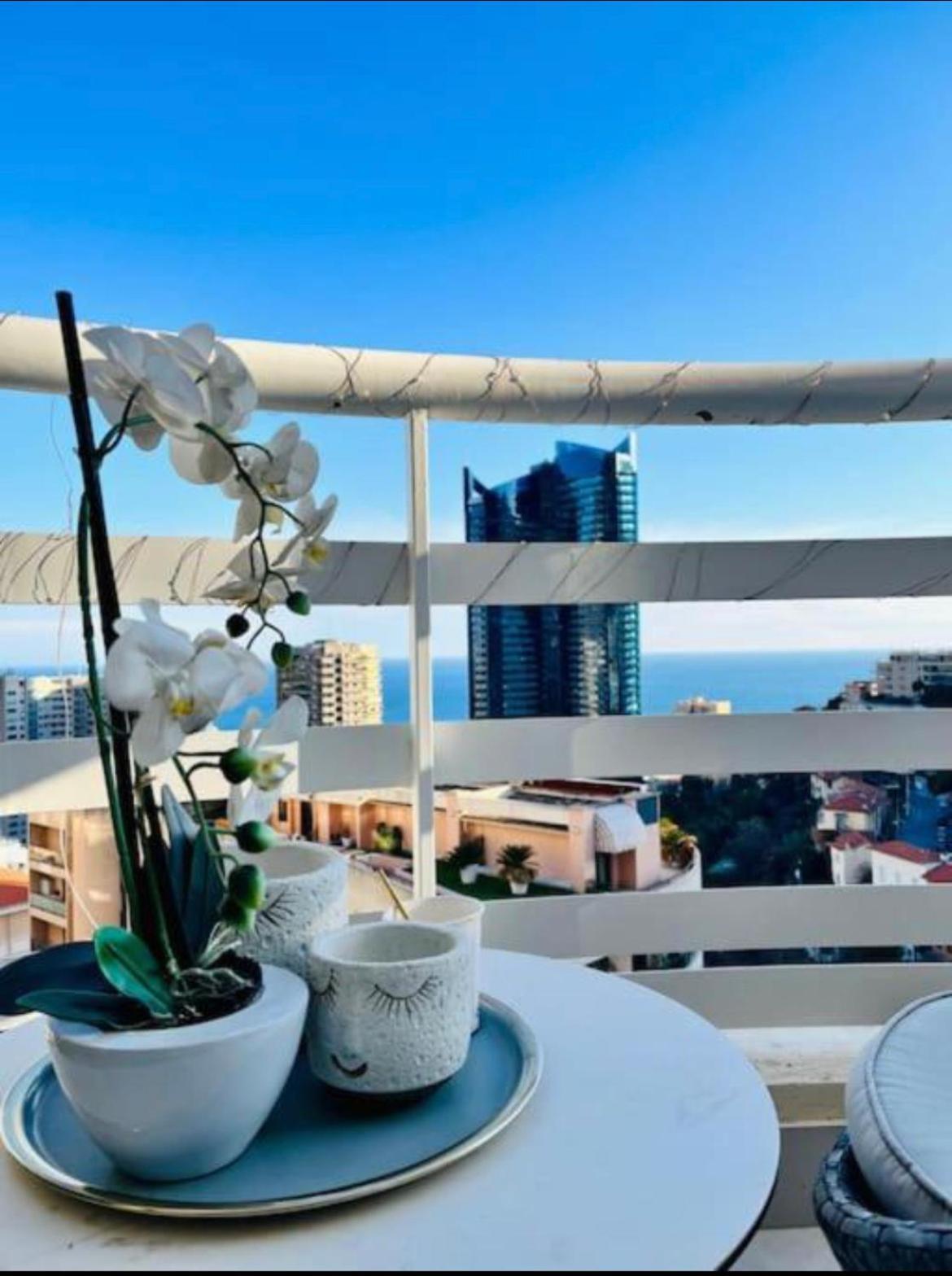 Apartmán Reve Au 7E Ciel Piscine Baie De Monaco Beausoleil Exteriér fotografie